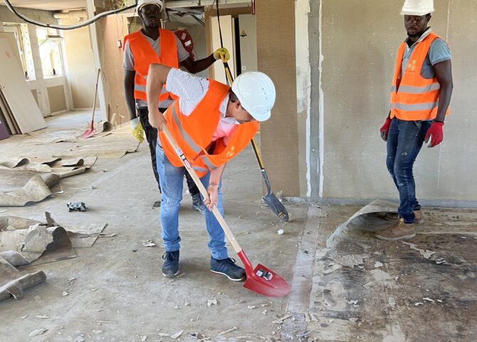 Évacuation des matériaux après curage de bâtiment
